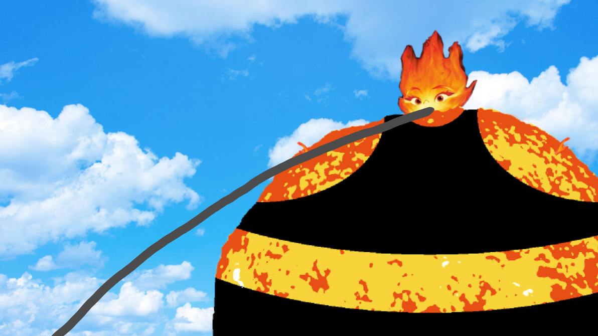 Ember Lumen inflating while floating in the sky by MaryBethMaria1423 on ...