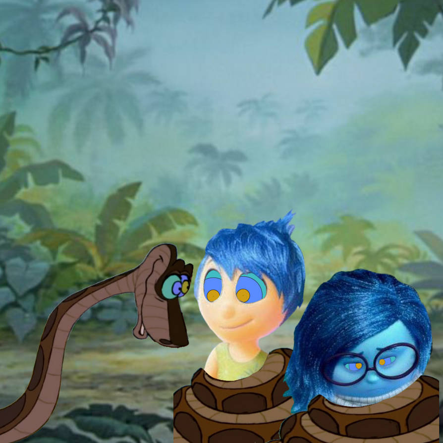Kaa Scared Kaa hypnotizes Joy and Sadness (Reupload) by MaryBethMaria1423 on ...