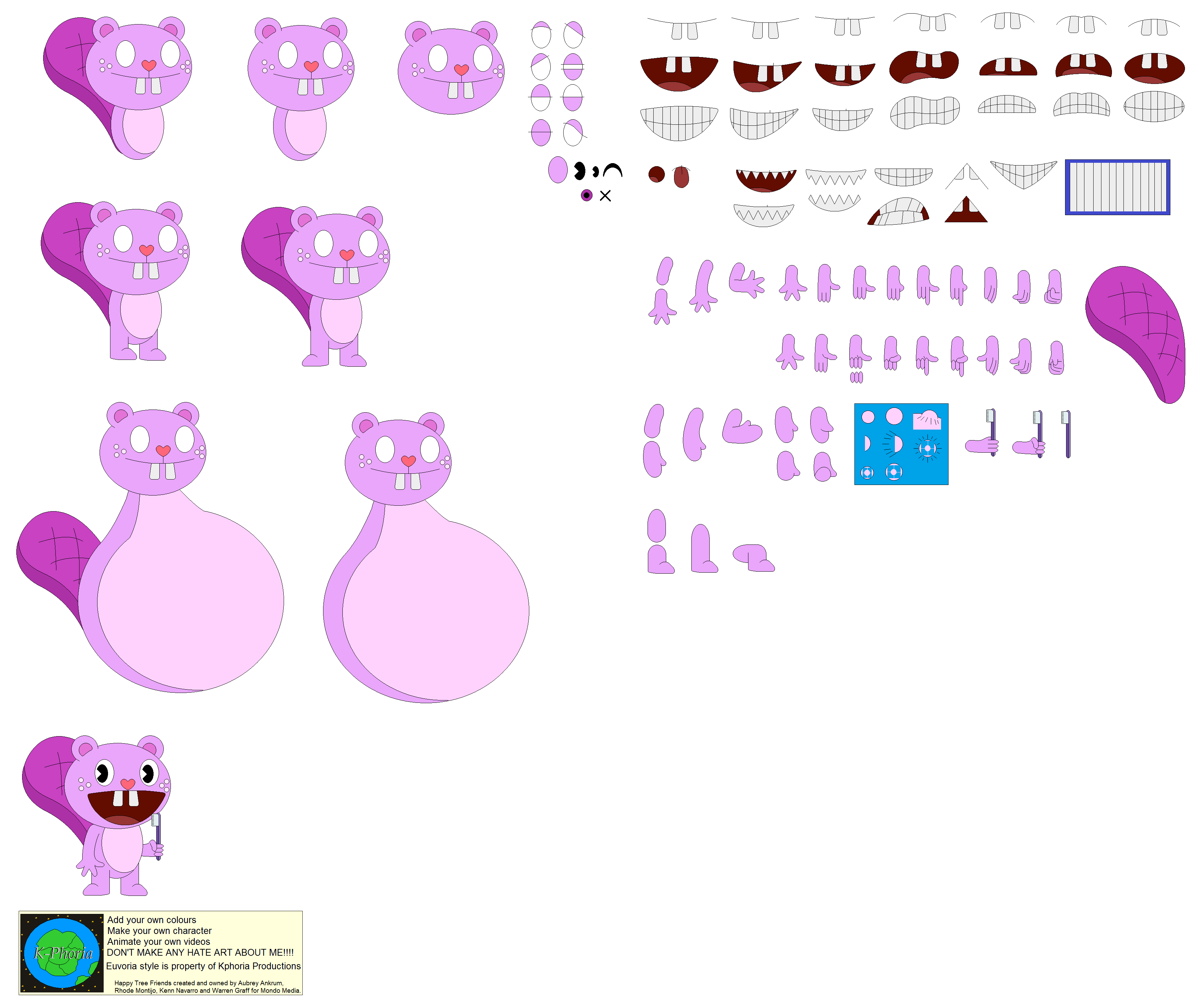 Character Builder Toothy (HTF) by Kphoria by MaryBethMaria1423 on ...