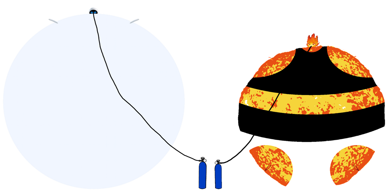 EVE and Ember Lumen helium inflation by MaryBethMaria1423 on DeviantArt