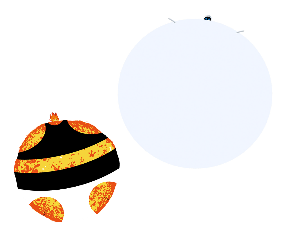 Ember Lumen and EVE inflated by MaryBethMaria1423 on DeviantArt