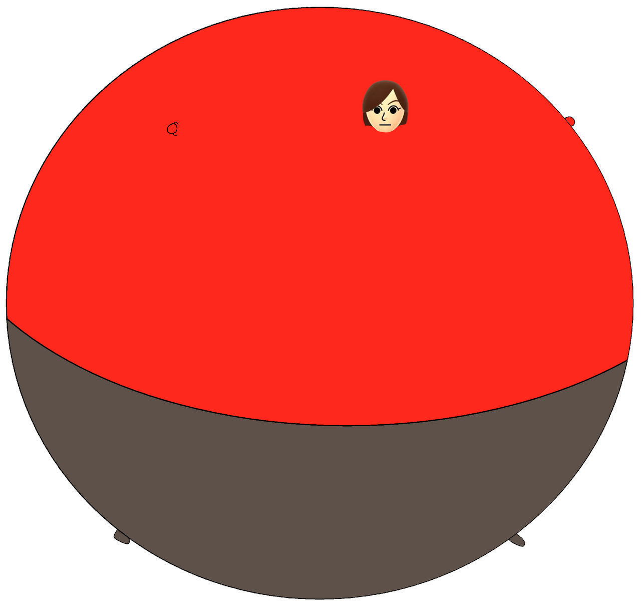 Mii Inflatable Spherically inflated Female Mii by MaryBethMaria1423 on DeviantArt