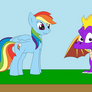 Rainbow Dash and Spyro