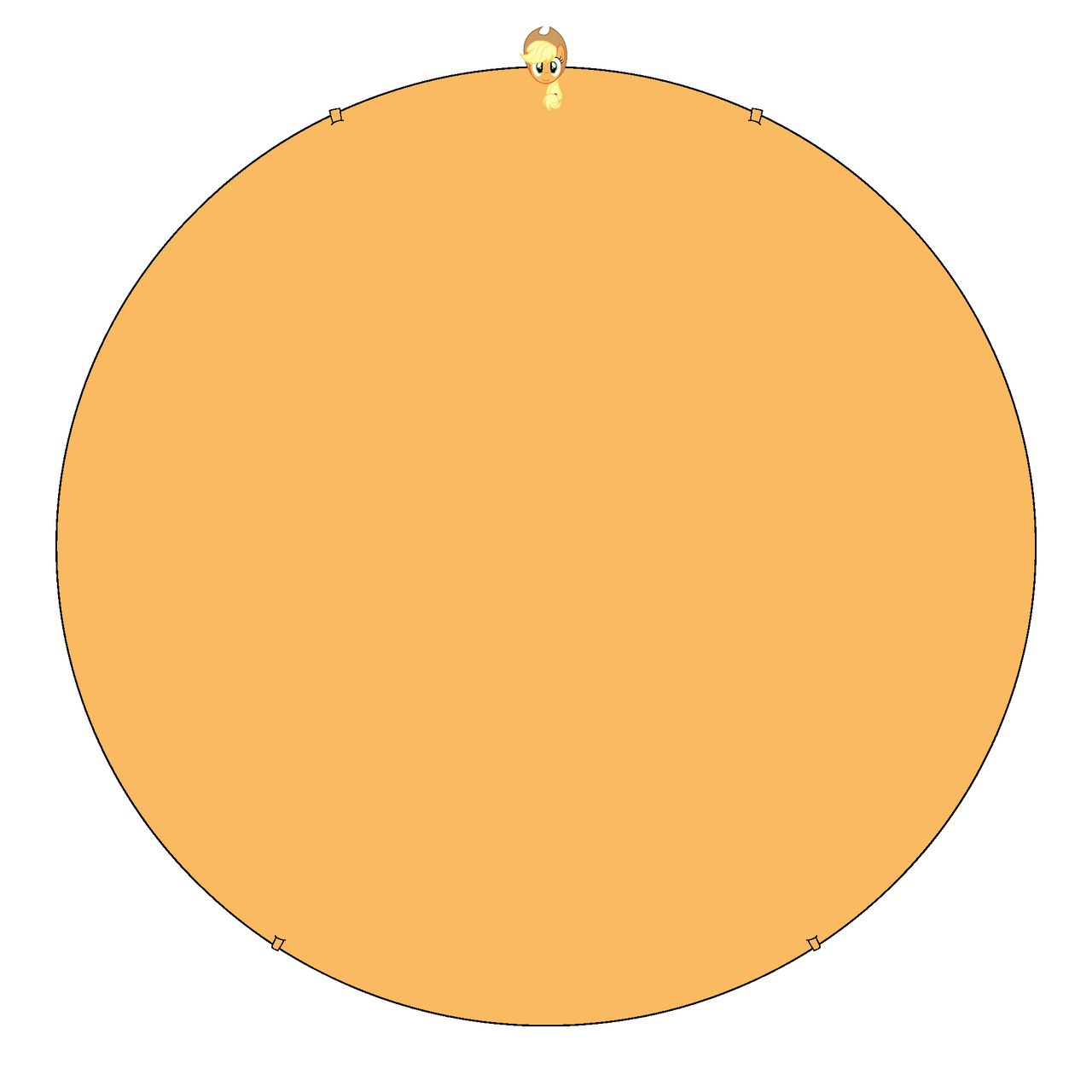 Massive inflated Applejack by MaryBethMaria1423 on DeviantArt