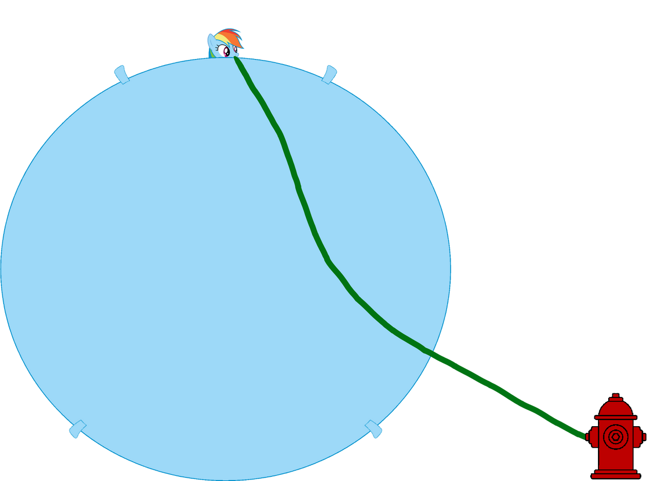 Rainbow Dash water inflation by MaryBethMaria1423 on DeviantArt