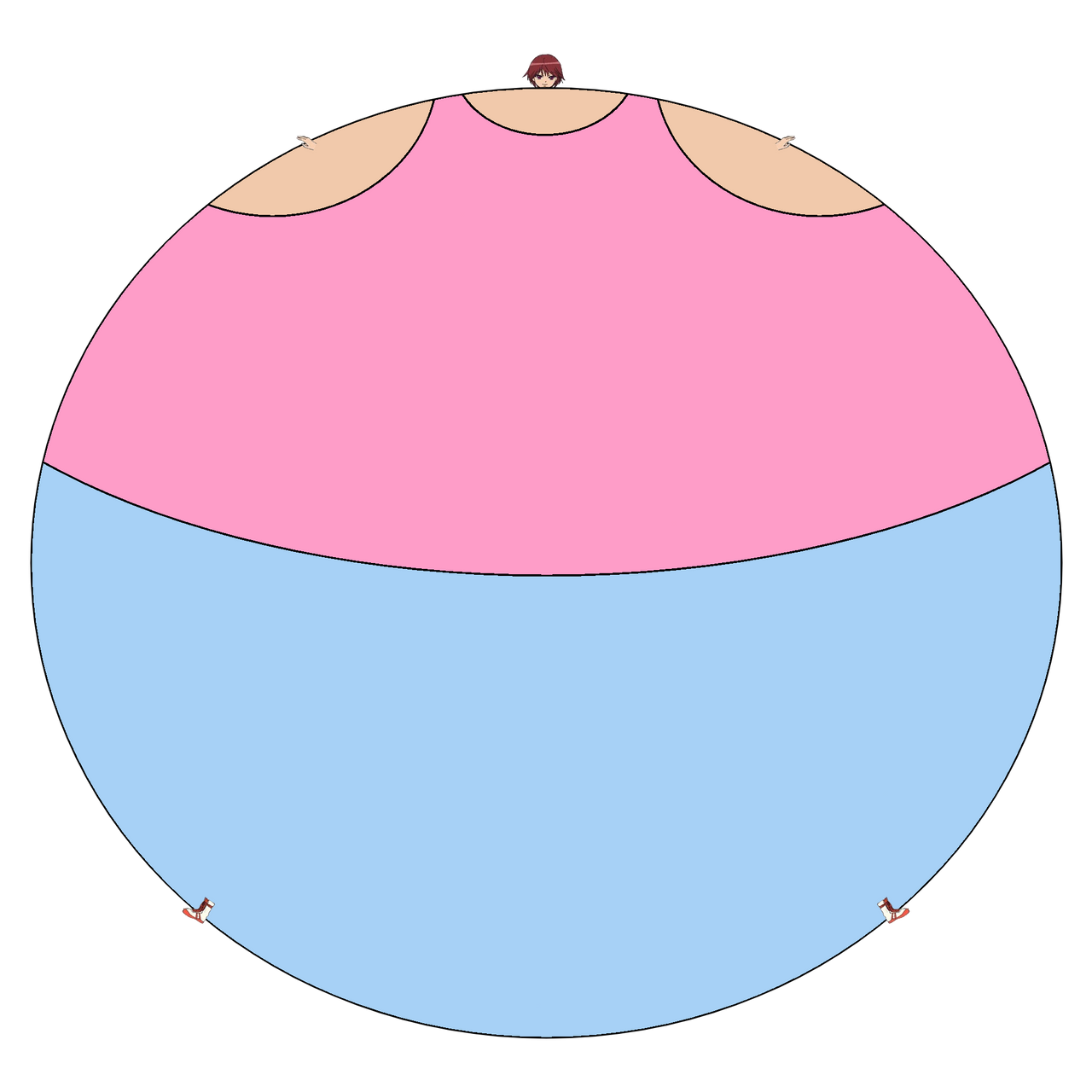 Massively Inflated Yoshino Fujieda by MaryBethMaria1423 on DeviantArt