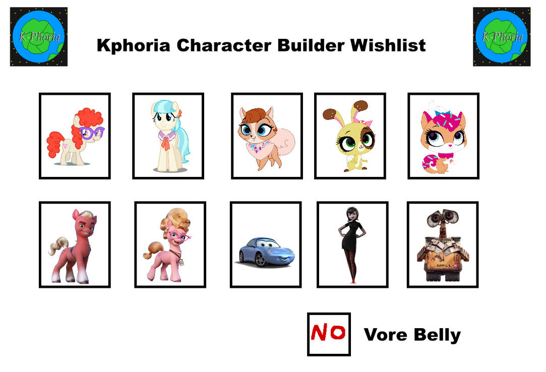 My Kphoria character builder wishlist by MaryBethMaria1423 on DeviantArt