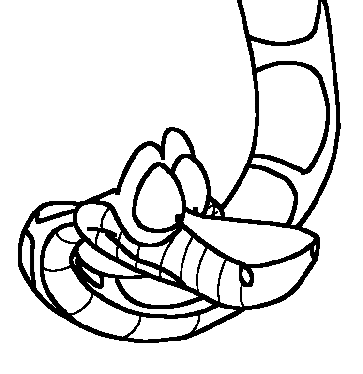 Kaa Python Colouring In Kaa (The Jungle Book) coloring by MaryBethMaria1423 on DeviantArt