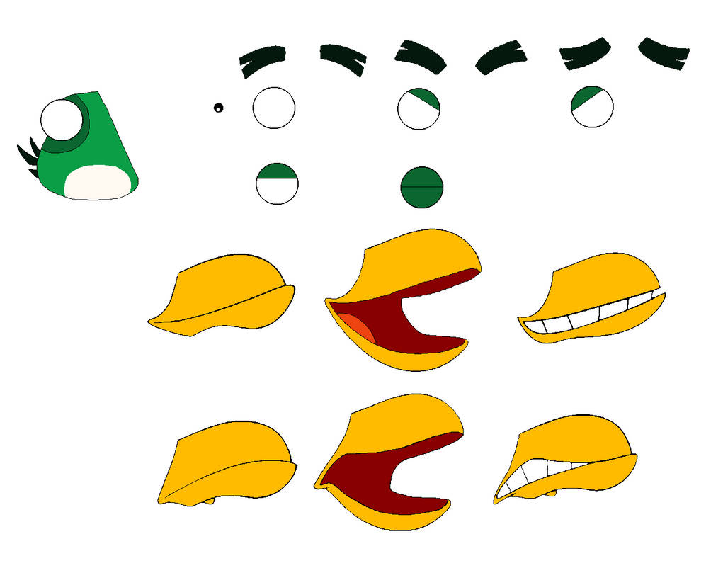 Hal Face Character Builder - Hal (Angry Birds) by MaryBethMaria1423 on DeviantArt
