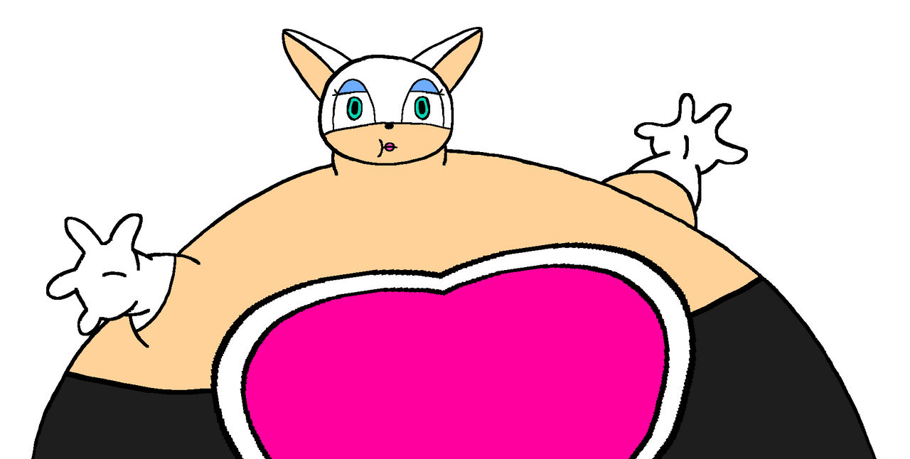 Rouge the Bat inflation by MaryBethMaria1423 on DeviantArt