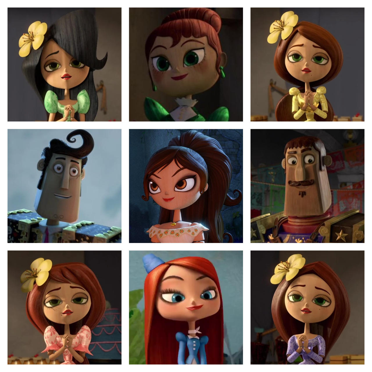 Character Biolife Book of Life characters collage by MaryBethMaria1423 on DeviantArt