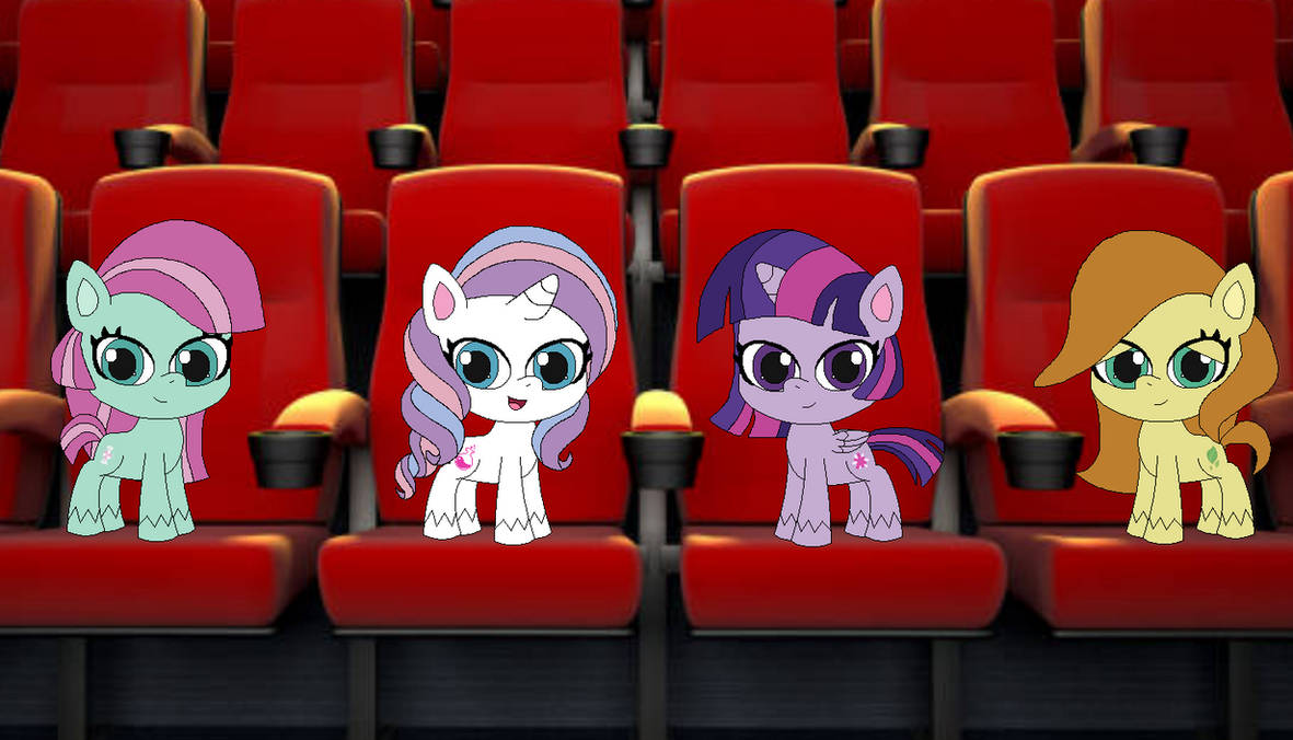 Ponies Scenes The ponies at the movies by MaryBethMaria1423 on DeviantArt