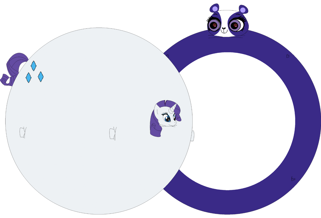 Gmod Rarity Inflation Rarity and Penny Ling inflated by MaryBethMaria1423 on DeviantArt