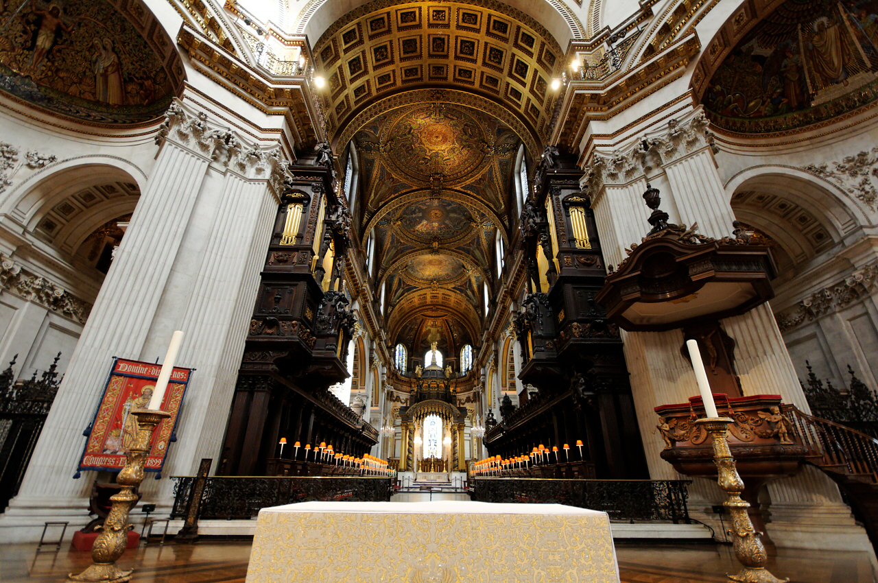 Inside St Paul's Cathedral I