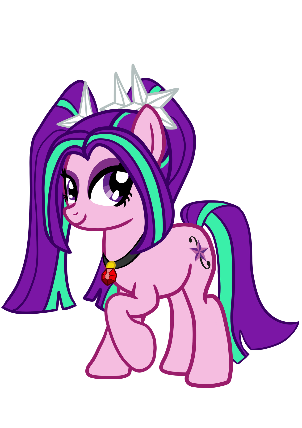 Aria blaze pony my style by Rogerlink on DeviantArt