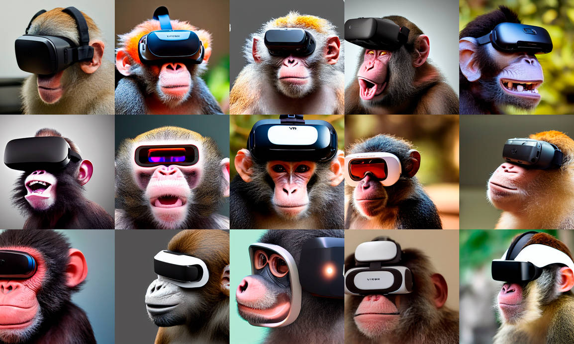 Vr Monkey Rig VR for monkeys by DreamsOfMachineArt on DeviantArt