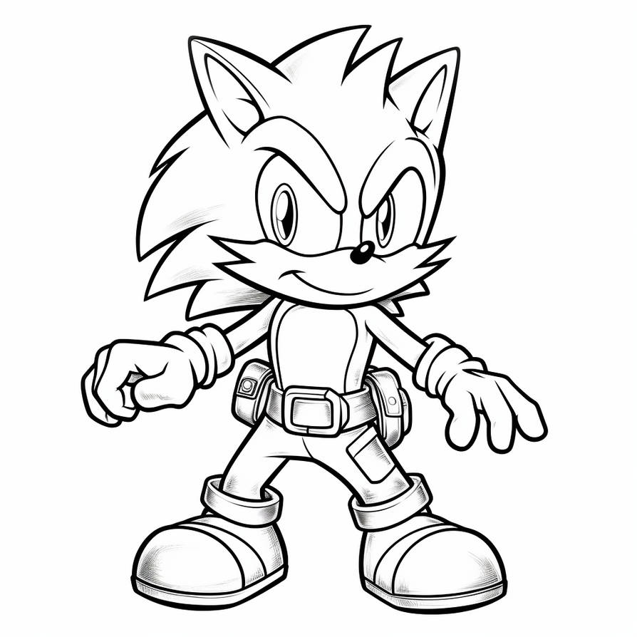 Sonic kleurplaat 3 By Kleurplatenkind On DeviantArt sonic-kleurplaat-3-by-kleurplatenkind-on-deviantart
