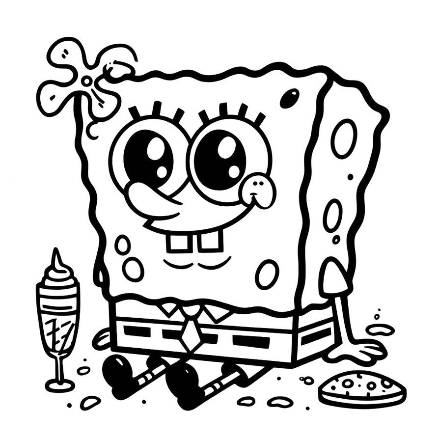 Spongebob-kleurplaat-22 by kleurplatenkind on DeviantArt