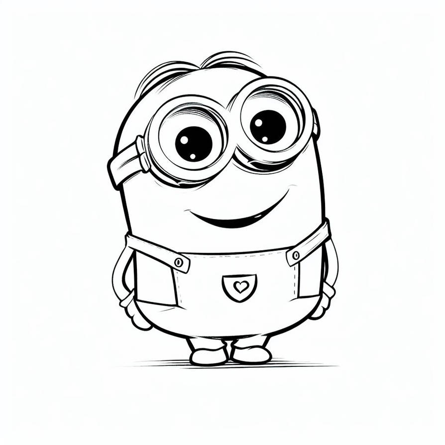 Despicable Smiley Smiley Minion Despicable Me Sb76d Kleurplaten Cartoons Kleurplaten