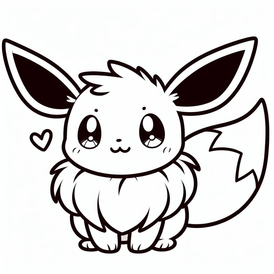Kleurplaten Kind Kleurplaat pokemon eevee by kleurplatenkind on DeviantArt