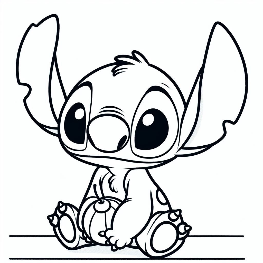 Kind Stitch Kleurplaten Kind Stitch Kleurplaat by kleurplatenkind on DeviantArt