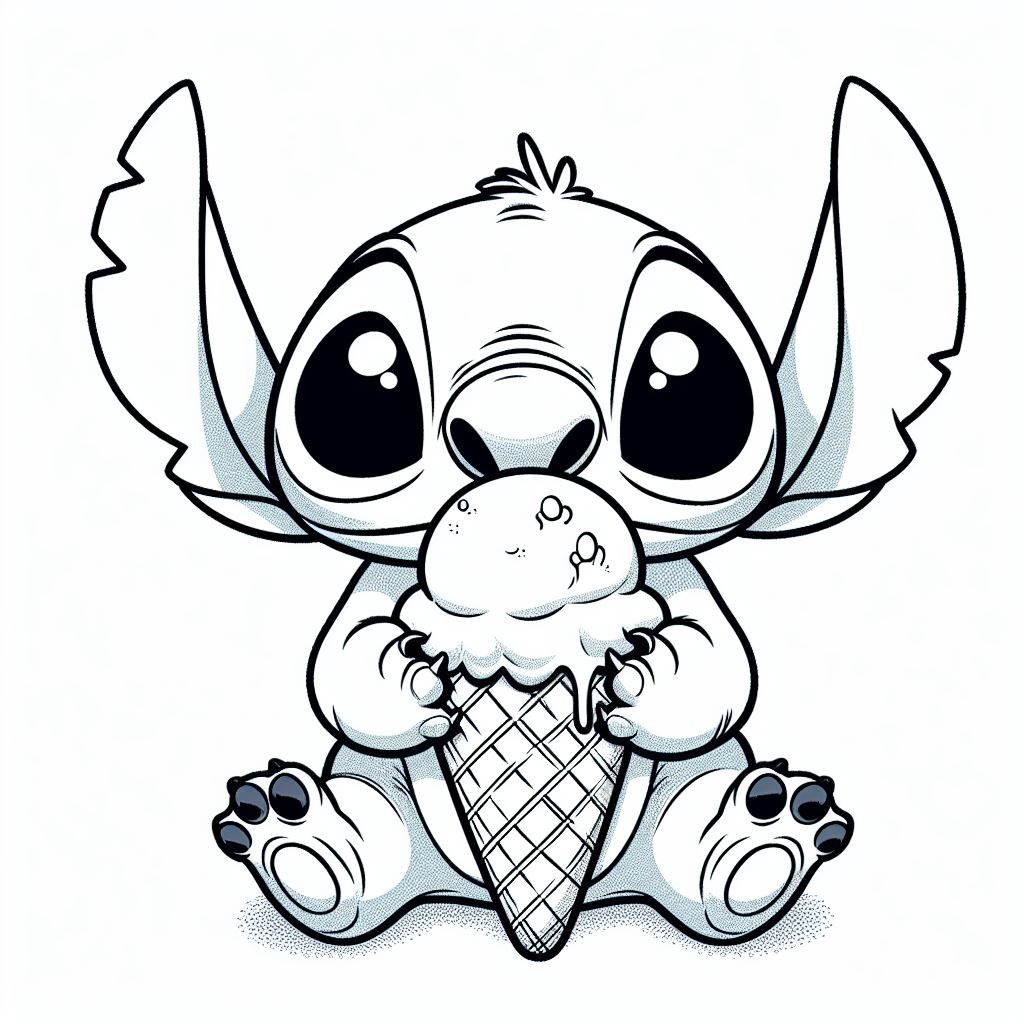 Kind Stitch Kleurplaten Kind Stitch kleurplaat by kleurplatenkind on DeviantArt