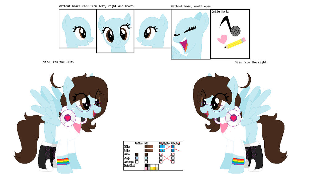 Robyn Reference Sheet (Ponysona) by RainbowzForLife on DeviantArt