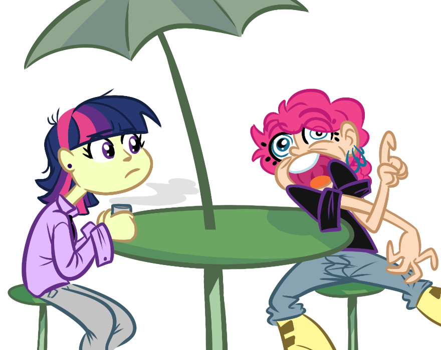 Pinkie Makes a Face and Twi Reacts