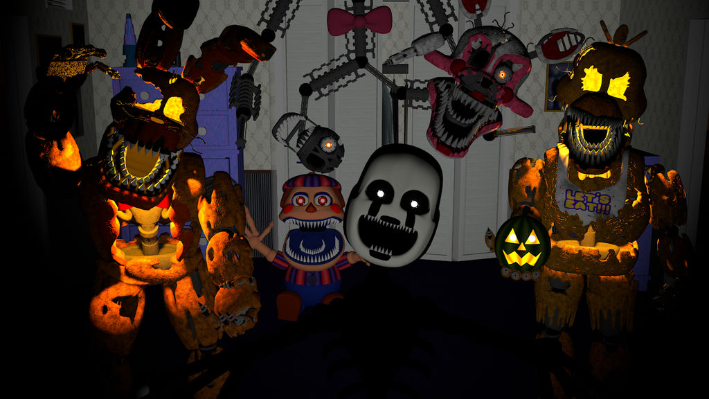 FNaF 4 Halloween Edition wallpaper by TommySturgis on DeviantArt