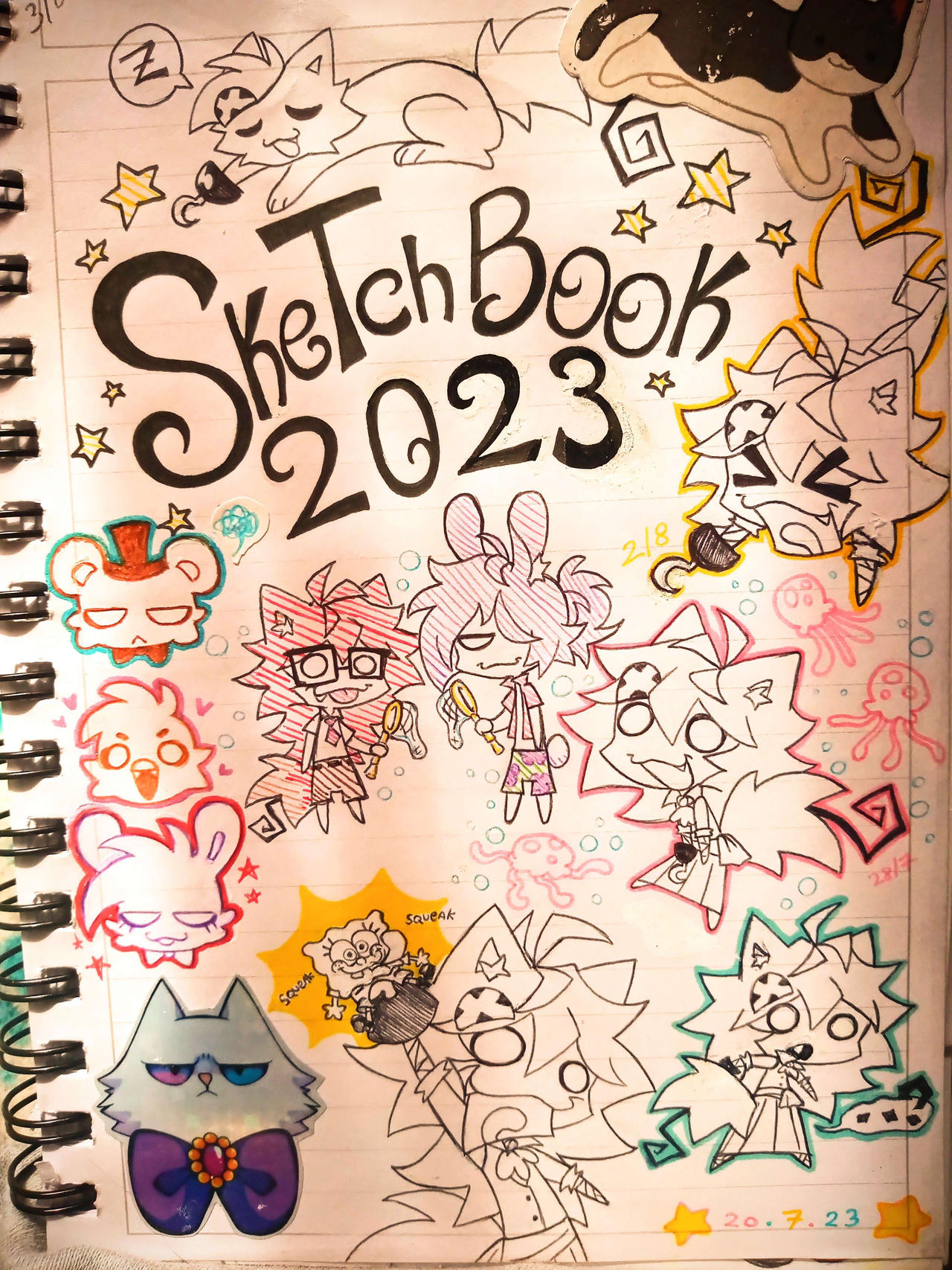 sketchbook cover!! :D by J3nnix on DeviantArt