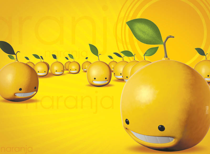 naranjas postcard by biostm
