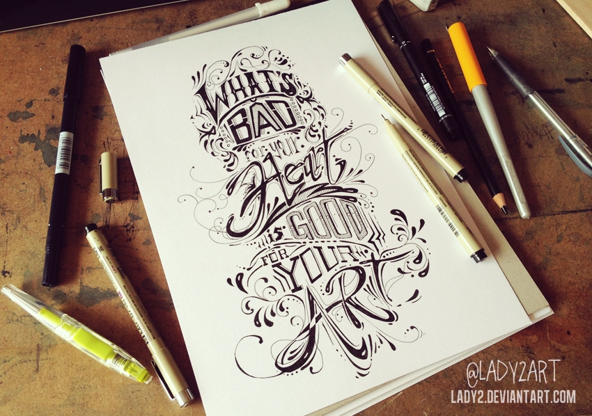 Poor Design Bad Lettering what's_bad ... - hand_lettering. by Lady2 on DeviantArt