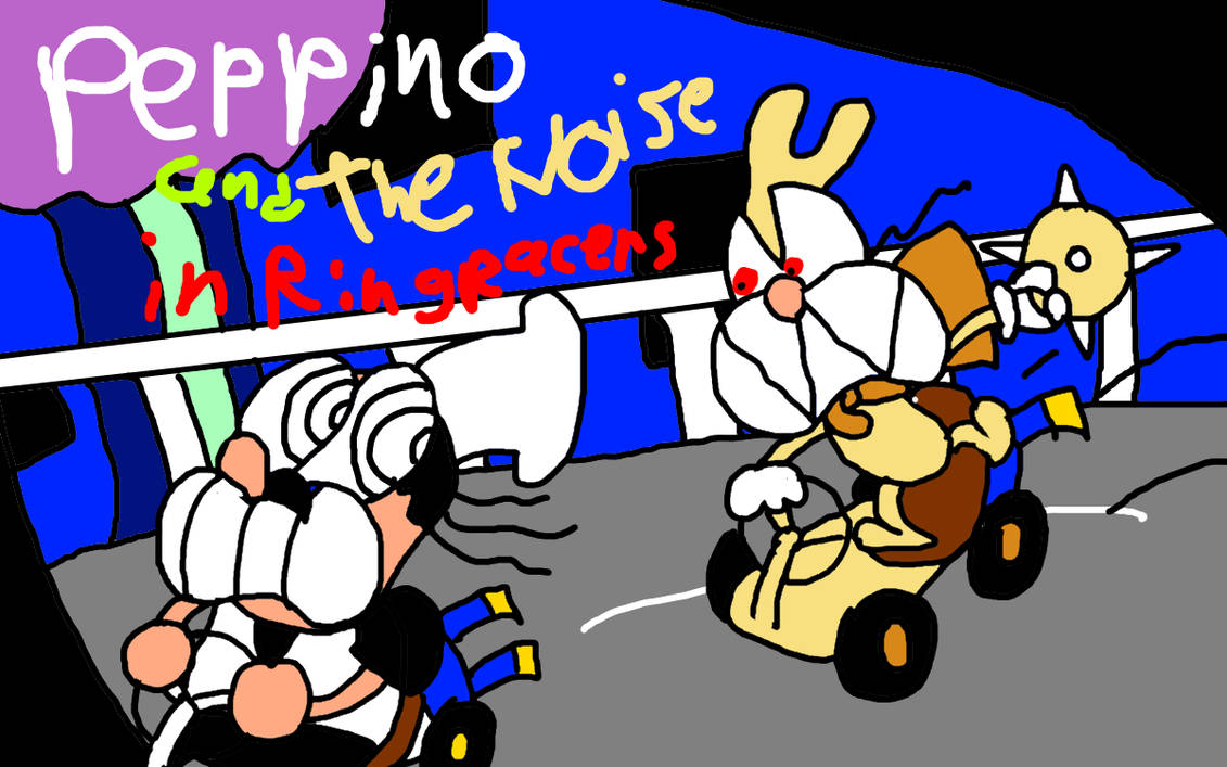 Peppino and Noise in ring racer by issac6666 on DeviantArt