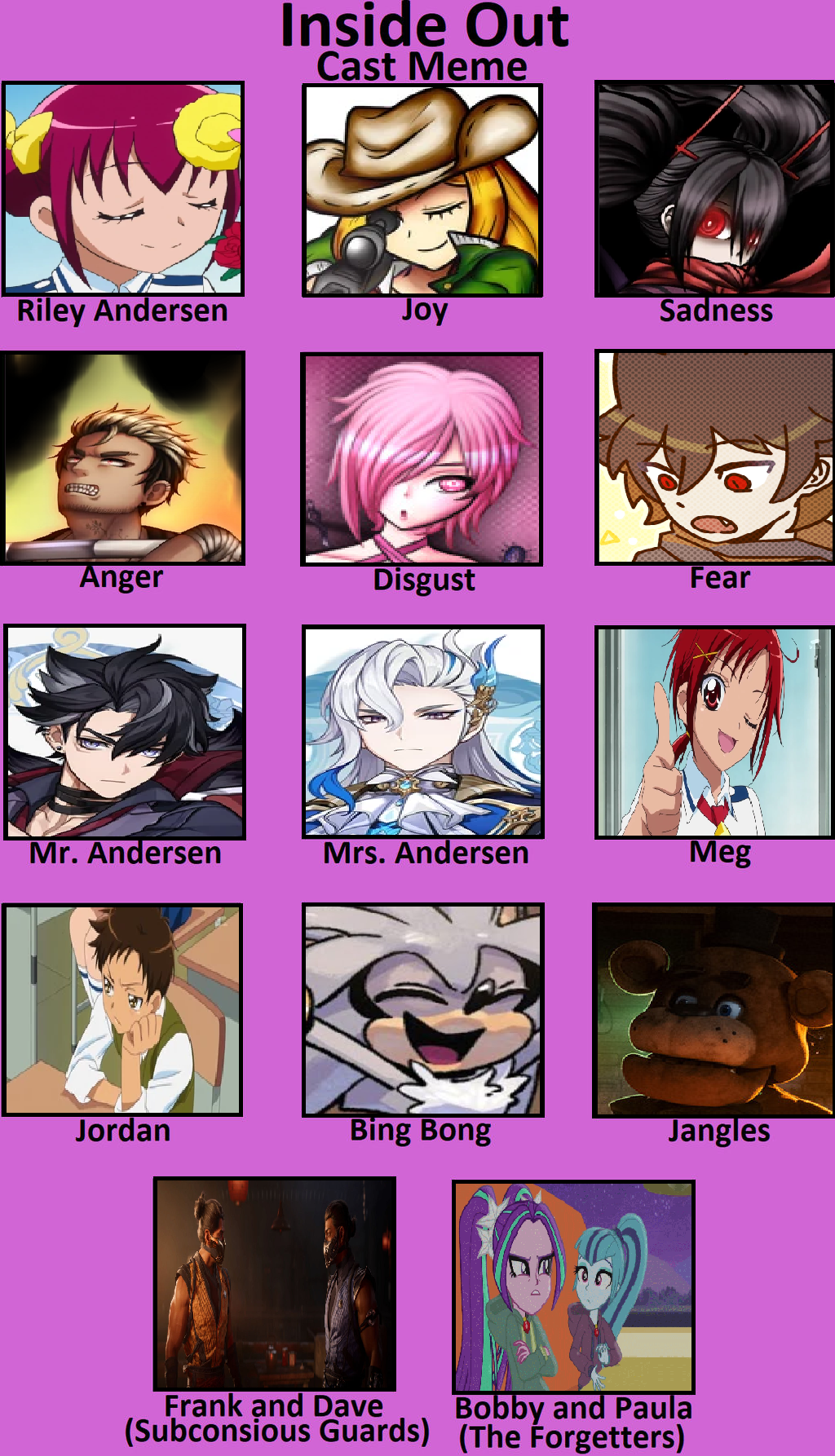 Inside Out Cast Meme By Weridogirl1287923992 On DeviantArt Inside out cast meme by weridogirl1287923992 on deviantart