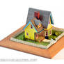 Finished Pixar Up scale model