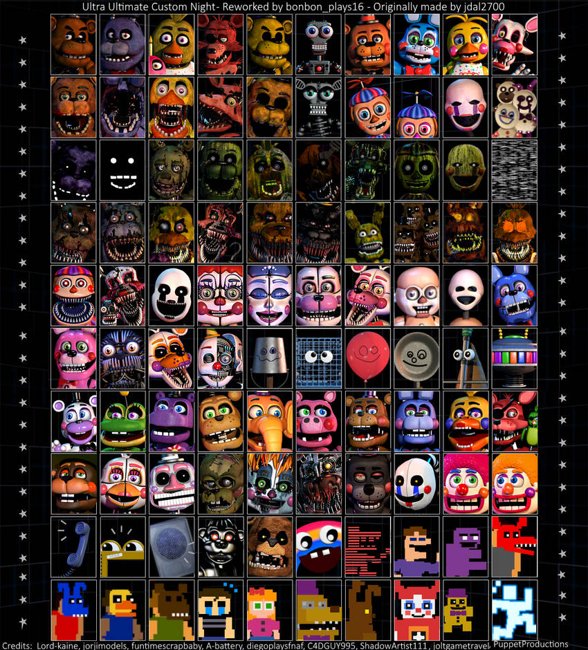 EDITS|Ultra Ultimate Custom Night by bonbonplays16 on DeviantArt