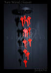 Red Keys Wind Chimes by GildaIris