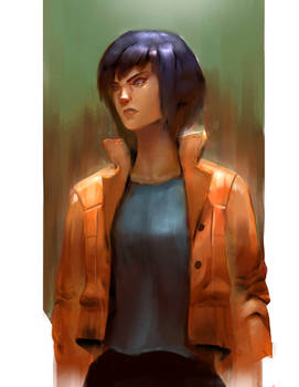 Late Night Sketch - Motoko Kusanagi