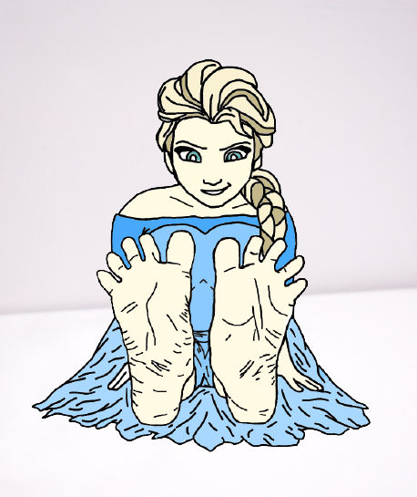 Elsa Frozen Feet By Footeditz On Deviantart