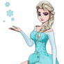 Elsa in diaper