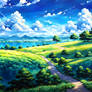 Beautiful Landscape AI artwork