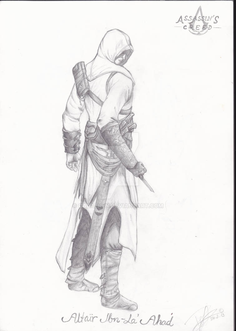 Рисунки по клеточкам ассасин крид