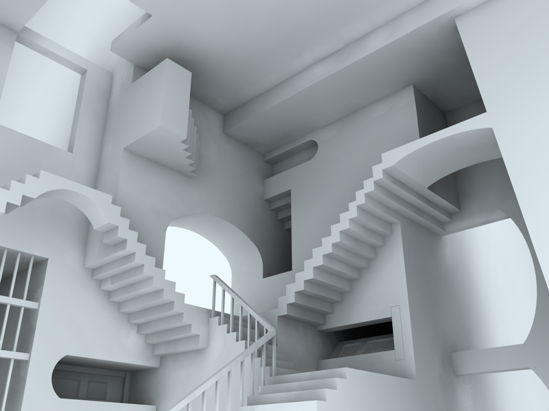 MC Eschers Relativity :WIP: