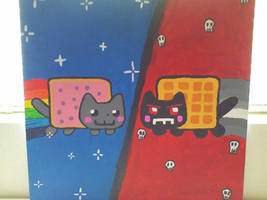 Nyan Cat and Tac Nayn
