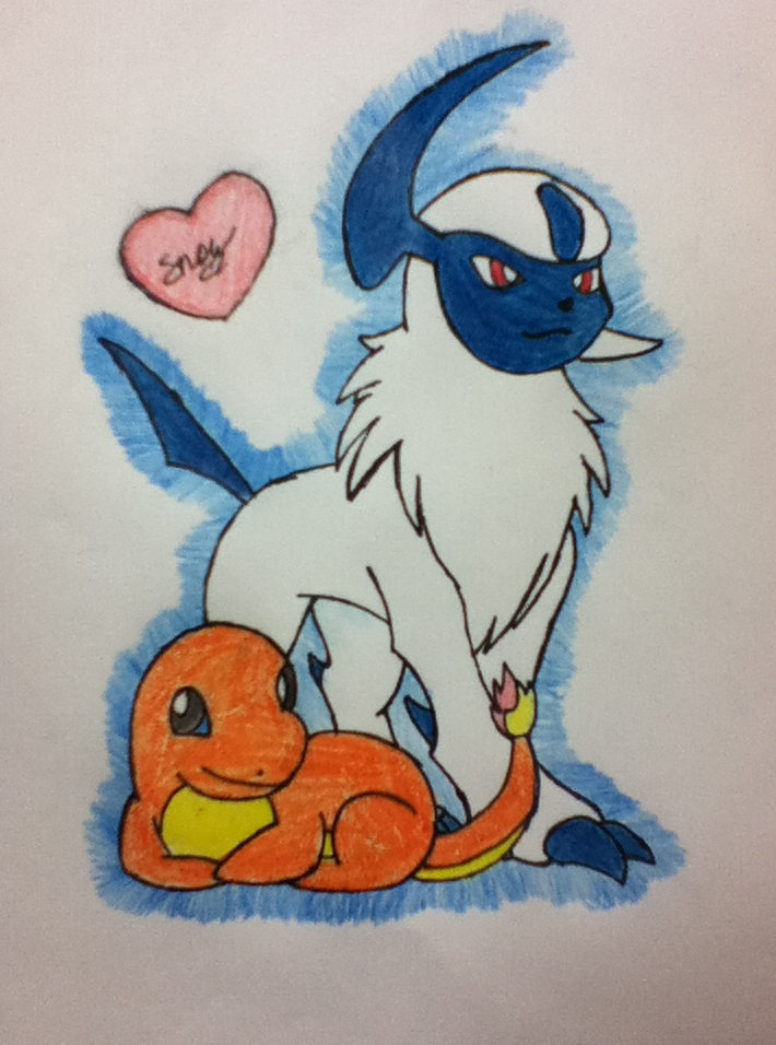 Charmander And Absol