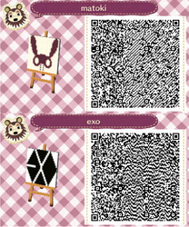 Animal Crossing Kpop QR codes