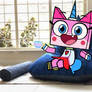 Unikitty lounging