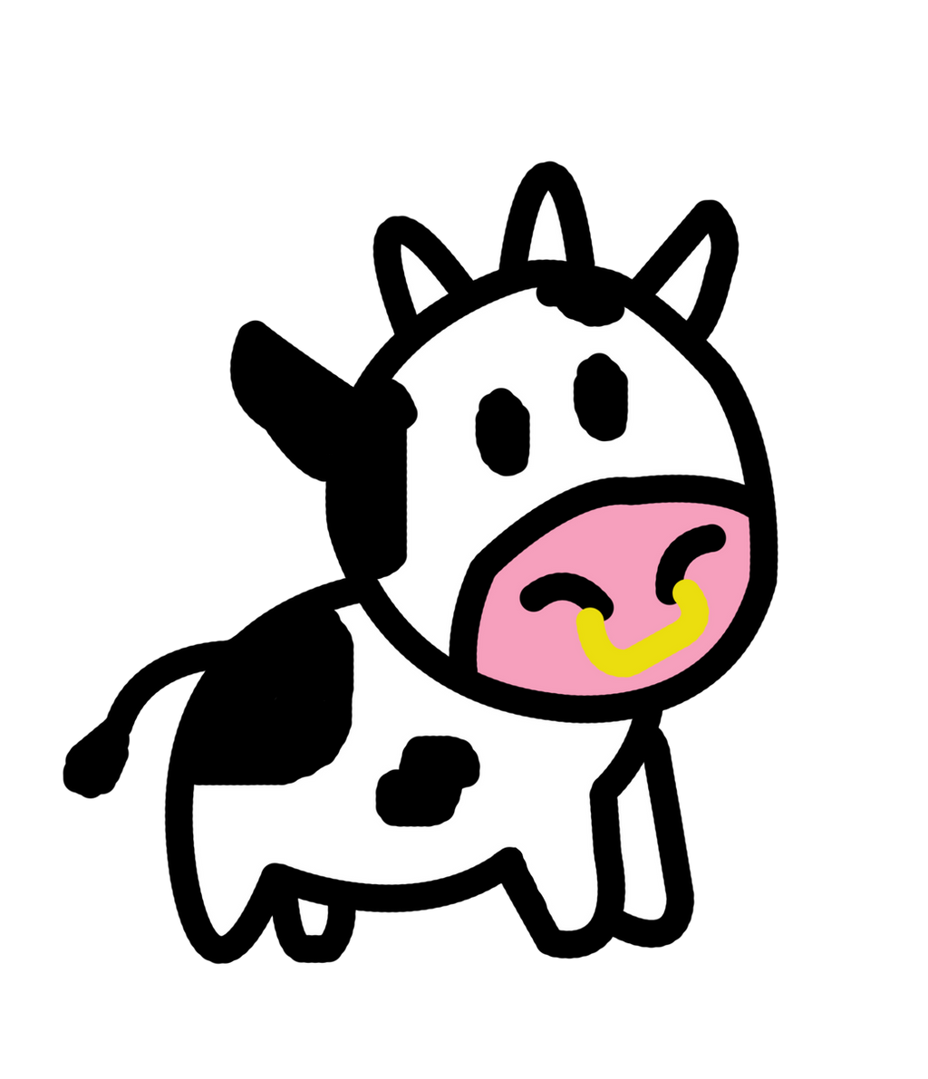 Cartoon Cow PNG + PSD by kyazart on DeviantArt