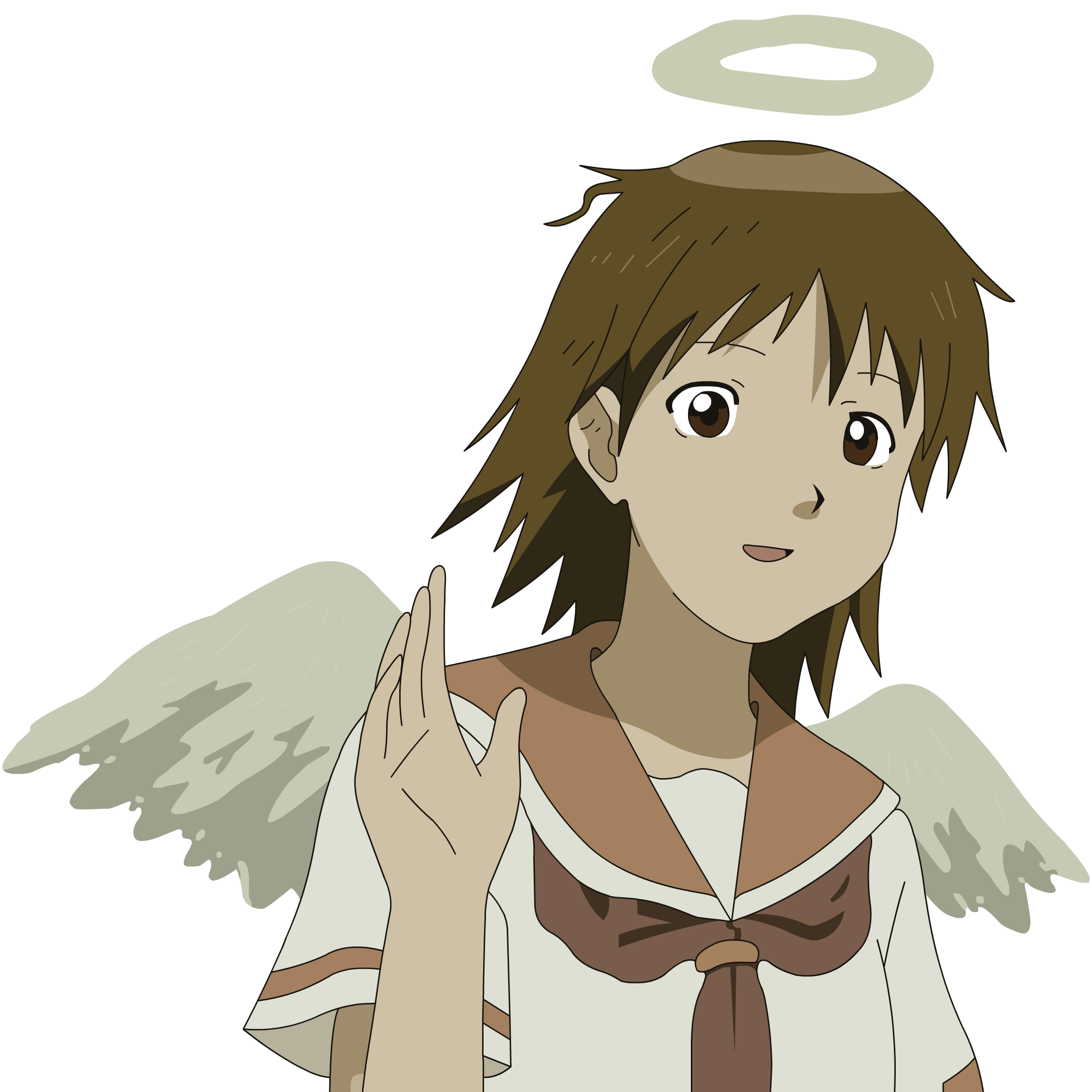 Haibane Renmei - Rakka by KingofGETs on DeviantArt Haibane Renmei - Rakka by KingofGETs on DeviantArt