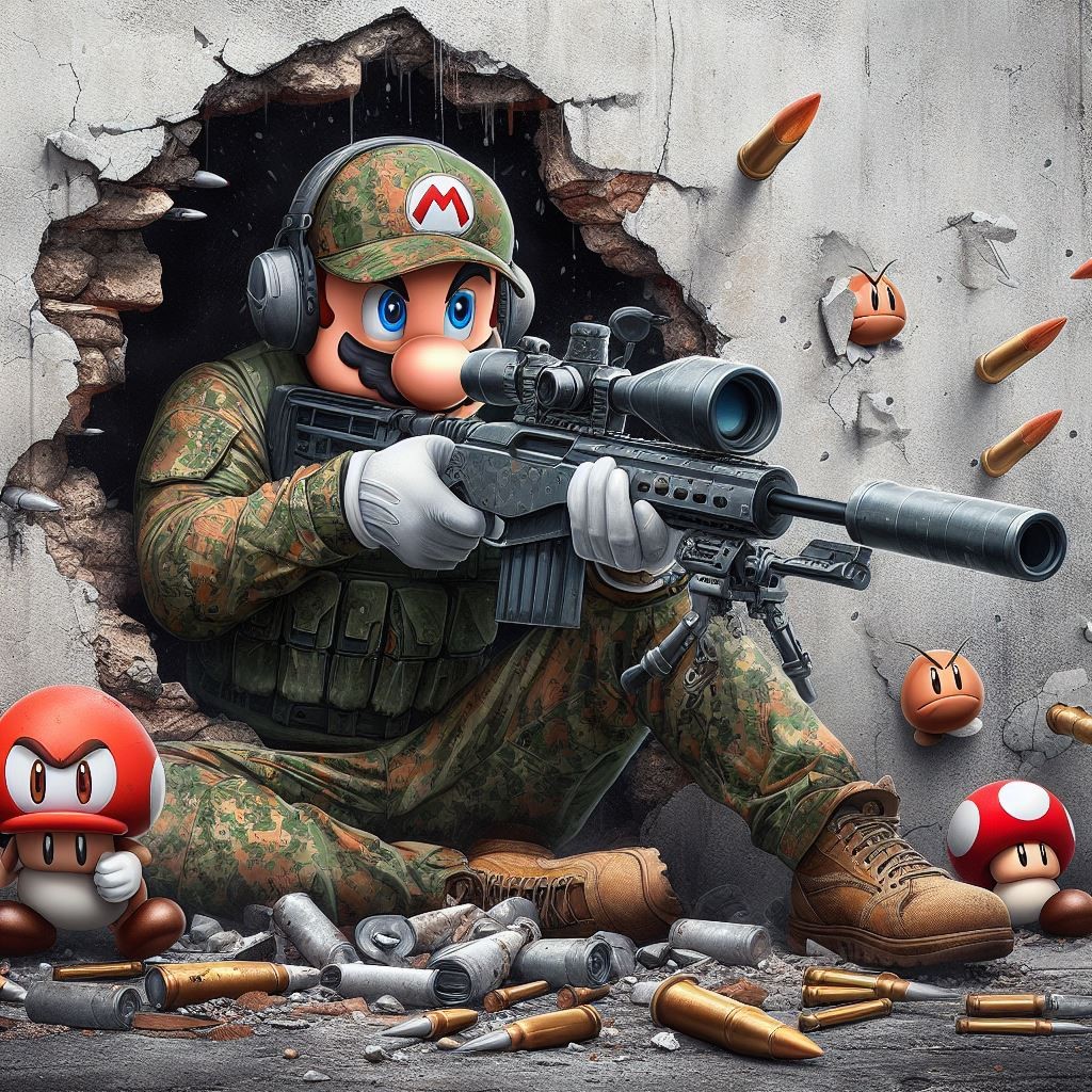 Cod Mario Mario in Call of Duty by MioSage on DeviantArt